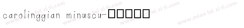 carolinggian minuscu字体转换